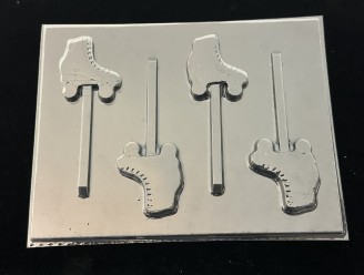 3561 Roller Skate Chocolate or Hard Candy Lollipop Mold